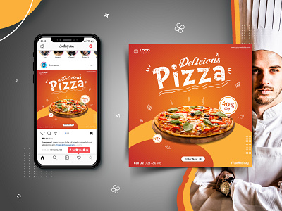 Social Media Design ads ads campaign attractive banner branding burger campaign delivery app design eye catchy facebook cover facebook post fast food food delivery illustration instagram instagram post instagram story pizza professional