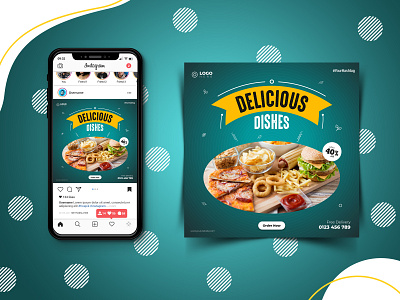 Social Media Design burger eye catchy fast food food app food delivery pizza resturant
