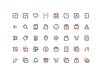 Icon set for ecommerce mobile app e commerce ecommerce flat icon flat icons icon icon pack icon set iconography iconpack icons iconset ios line icon line icons mobile mobile app mobile app icon mobile app icons ui