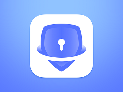 PassKeeper iOS app icon app app icon application application icon branding figma icon ios ios icon keeper key keylock lock logo macos macos icon password security shield ui