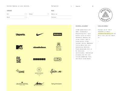 Another Agency agency design founding identity