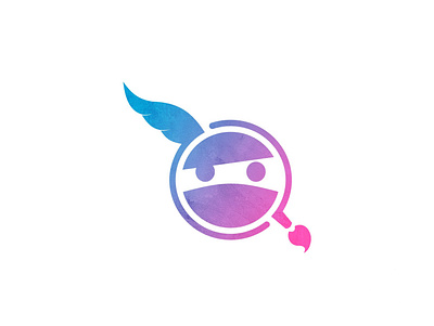 NINJART | Ninja+Art Logo Emoticon art graphic design logo ninja