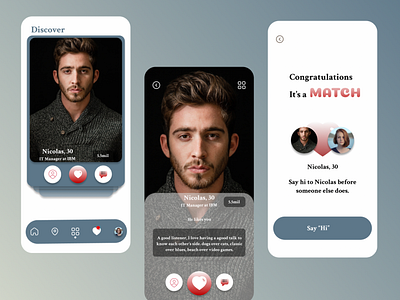 Dating app UX UI Design