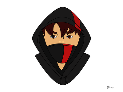 Ninja Illustration boy boy illustration design drawing illustration man man in hoodie ninja illustration vector design