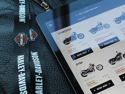 Harley Davidson app clean design flat harley ios ipad motorcycle ui ux white