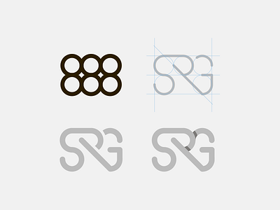 SRG geometry kyrgyzstan letters logo retail shift