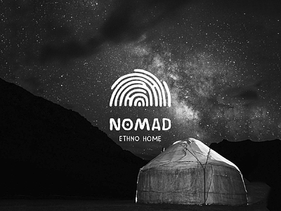 NOMAD ethno kyrgyzstan logo nomad shift