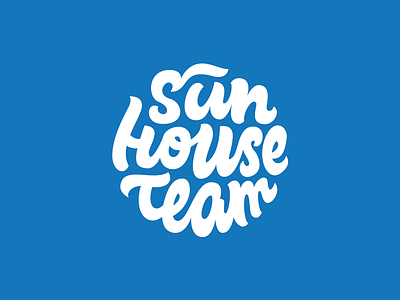 Sun House Team Logo Concept circle concept house kyrgyzstan lettering logo shift sun team