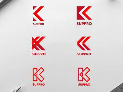 K Suppro logo concept bishkek concept k kyrgyzstan logo red suppro