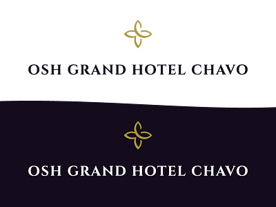 OSH Grand hotel Chavo chavo design geometry hotel kyrgyzstan logo lotos shift typography