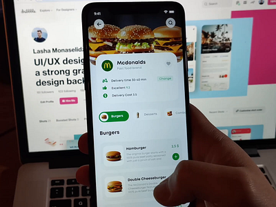 Glovo redesign concept animation app app design application delivery design fast food glovo interaction interactive mobile app prototype ui ux video