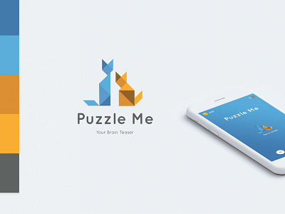 Puzzle Me Mobiel App app branding typography uiux