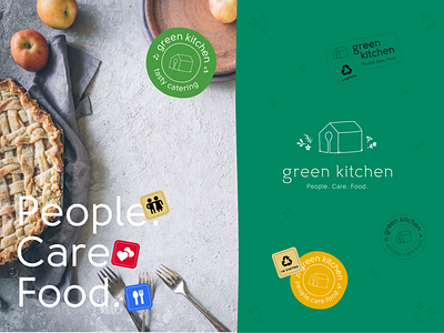 Green Kitchen | Catering service | Branding