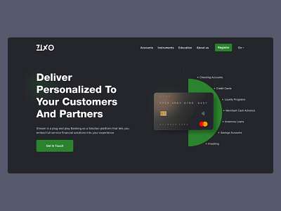 Banking Website design bank banking clean credit card design figma finance fintech graphic design landing page mobile banking ui uiux