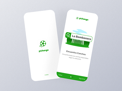 Pichanga - Mobile App app booking design field green illustration logotype map mobile onboarding payment project search soccer splash sport ui users ux