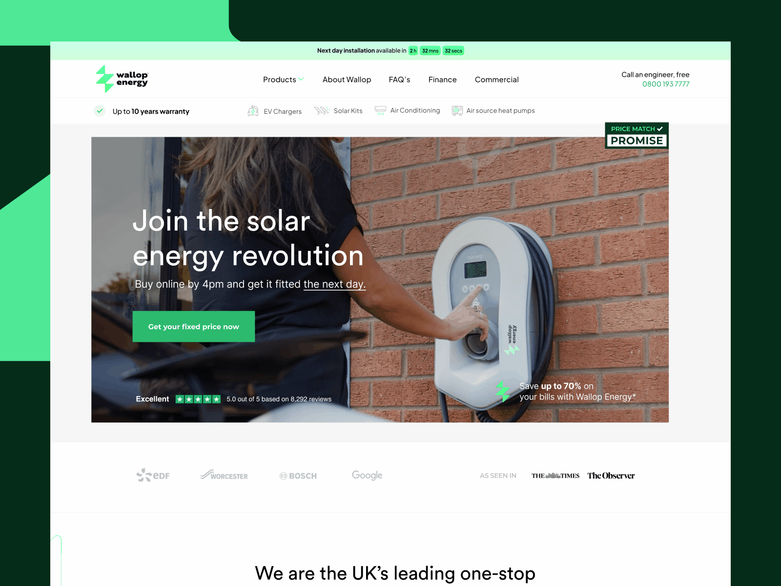 Wallop energy redesign graphic design mobile redesign ui web design