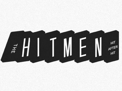 Hitmen identity logo monochrome