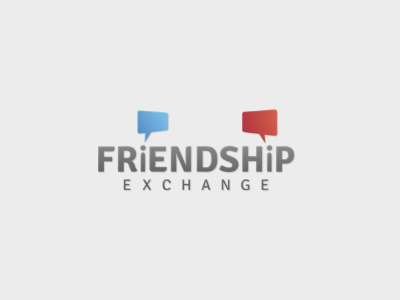 Friendship Exchange Logo brand draft first identity