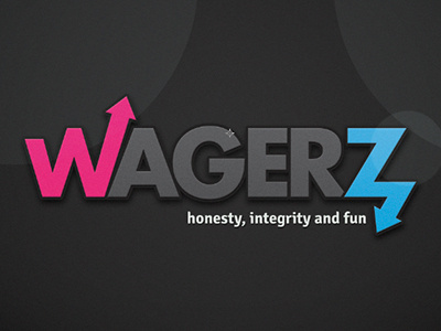 Wagerz Logo draft first identity logo