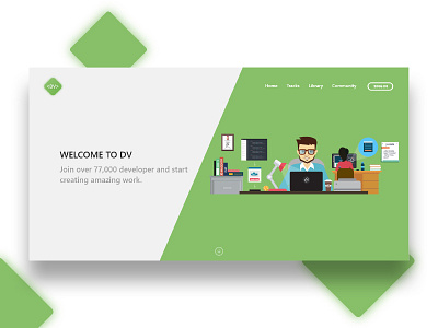 Daily UI – Day 003 – Landing Page