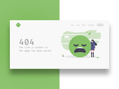 Daily UI – Day 008 – 404 Page