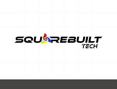 squarebuilt tech logo logo