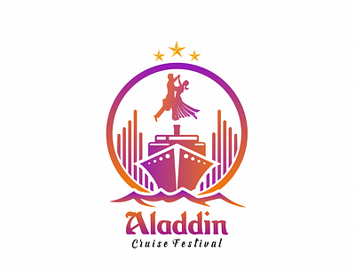 aladdin cruise festival logo logo