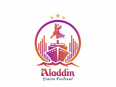 aladdin cruise festival logo logo