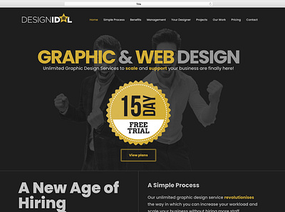 Design Idol Website Design branding design graphic design logo typography web design