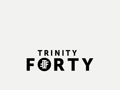 Trinity Forty Logo Concept branding design graphic design logo typography