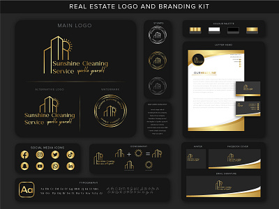 Real Estate Logo and Branding Kit.