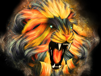 Roar animal beast cat fury king lion mammal power roar strength strong