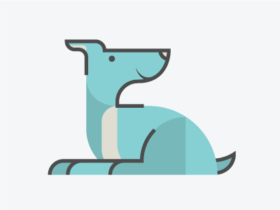 Dog dog illustration