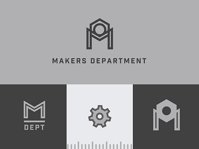 Makers Department I branding concept department exploration make maker