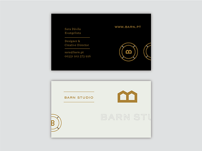 Barn II - Business Cards barn barn studio branding business cards identity set stationary studio