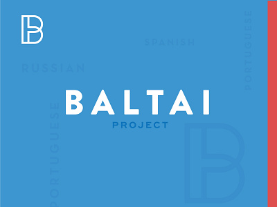 Baltai Project III baltai branding direction identity logo monogram project russian translate