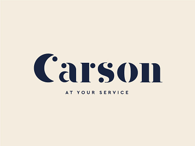 Carson branding carson costume font identity letters logo logotype type