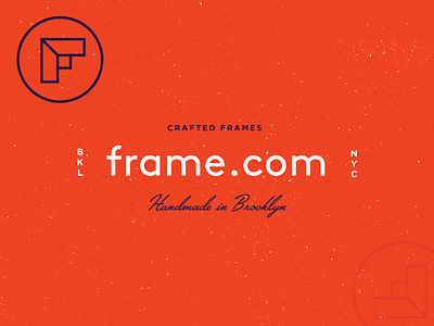 frame.com - Branding I branding brooklyn explorations frame identity logo mark nyc orange startup