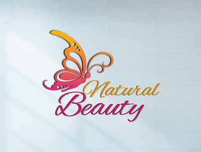 Woman Natural Beauty Logo animation design graphic design illustration logo photoshop social social media typography vector