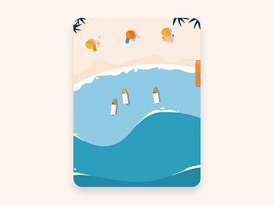 Enjoy the Sea design figma illustration sea seashore summer vector