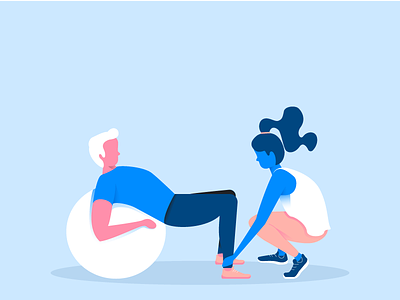 Illustration exploration fitness health illustration