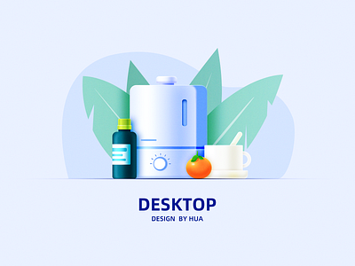 desktop design icon illustration ui 质感