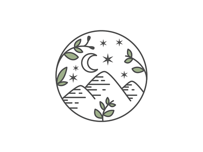 White Mountain Logo Template