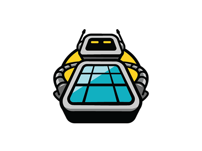 Solar Robot Logo template