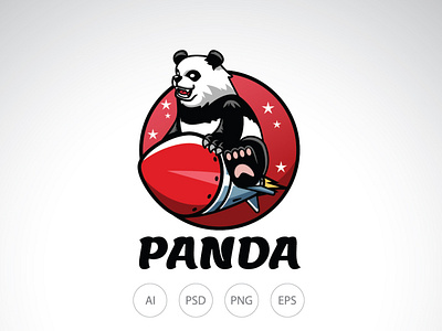 Panda to The Moon Logo