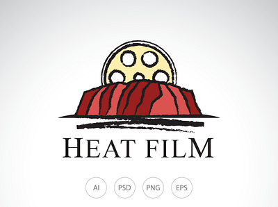 Heat Film Logo template