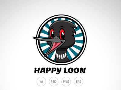 Happy Loon Logo logomaker