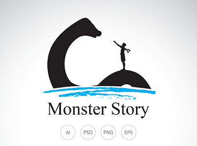 Loch Ness Monster Logo design