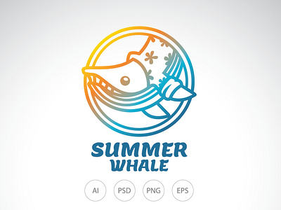 Summer Whale Logo