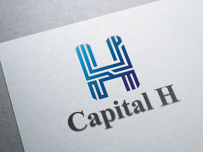 Alphabet H Logo Template alphabet capital graphic design h initial h logo logo design logo template template